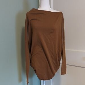 NBD Brown Asymmetrical Sweater